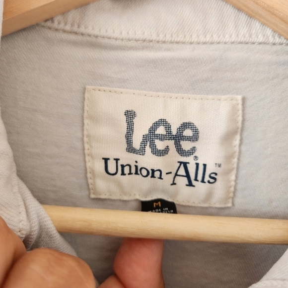 Lee Union Alls Acid Wash Purple Short Sleeve Romper Shortalls Basics Boho M - Picture 12 of 12